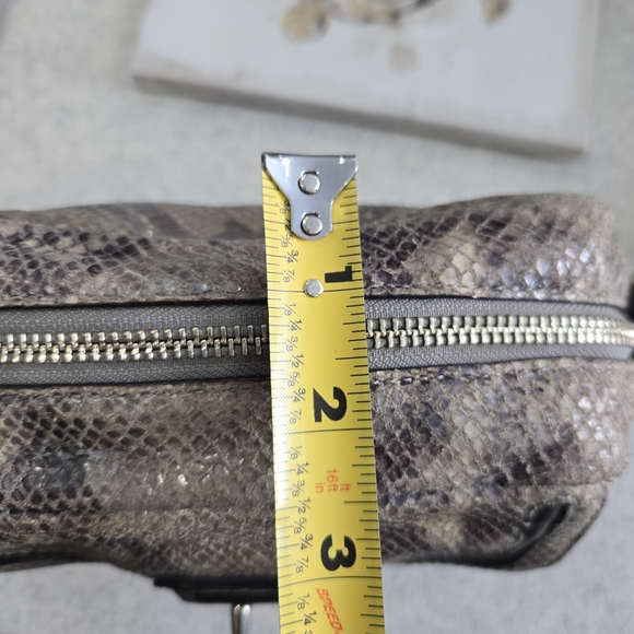 🐢 Coach F24849 Campbell Exotic Snakeskin Crossbody Bag - Picture 14 of 15